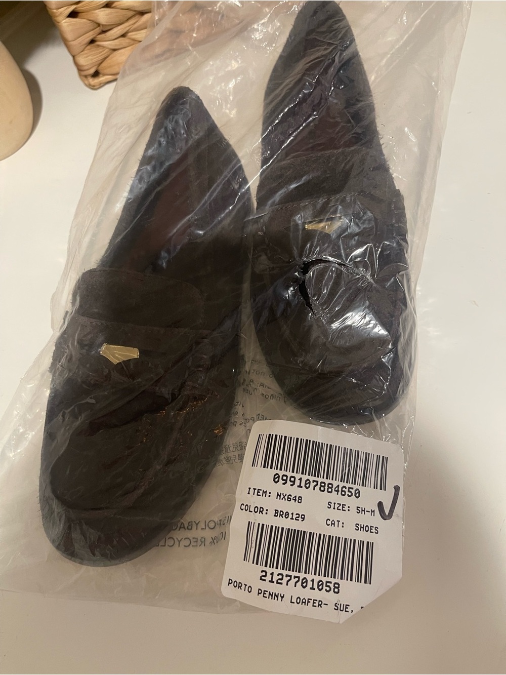 Madewell Dark Brown Suede Penny Loafers - Picture 5 of 5